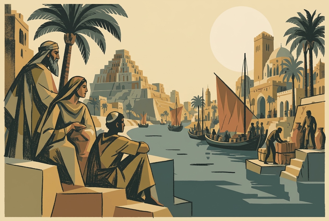Babylon, Basra, and the Old City — ancient communities across the East