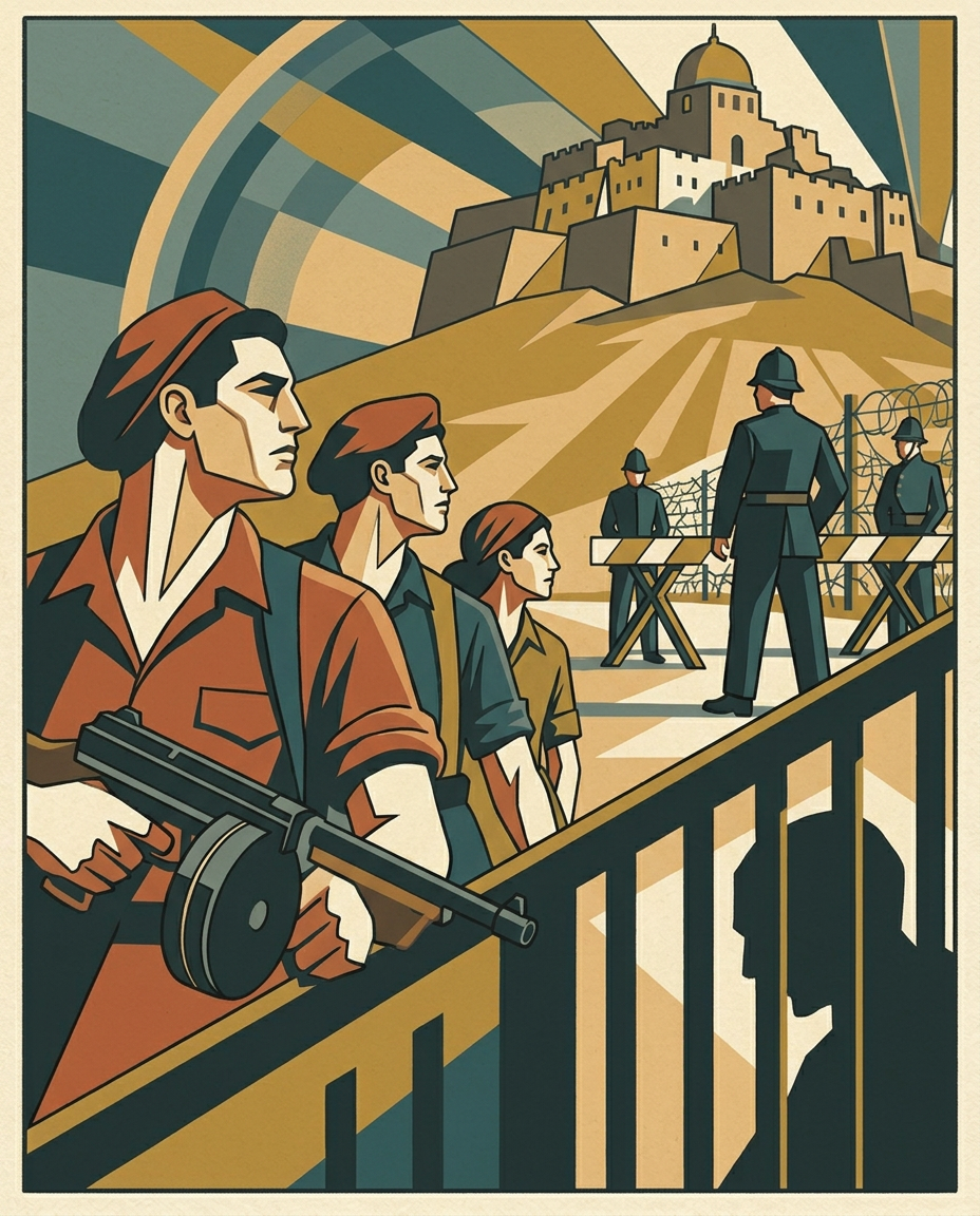 Tommy Guns, Jail at Latrun, and the British — resistance under the Mandate