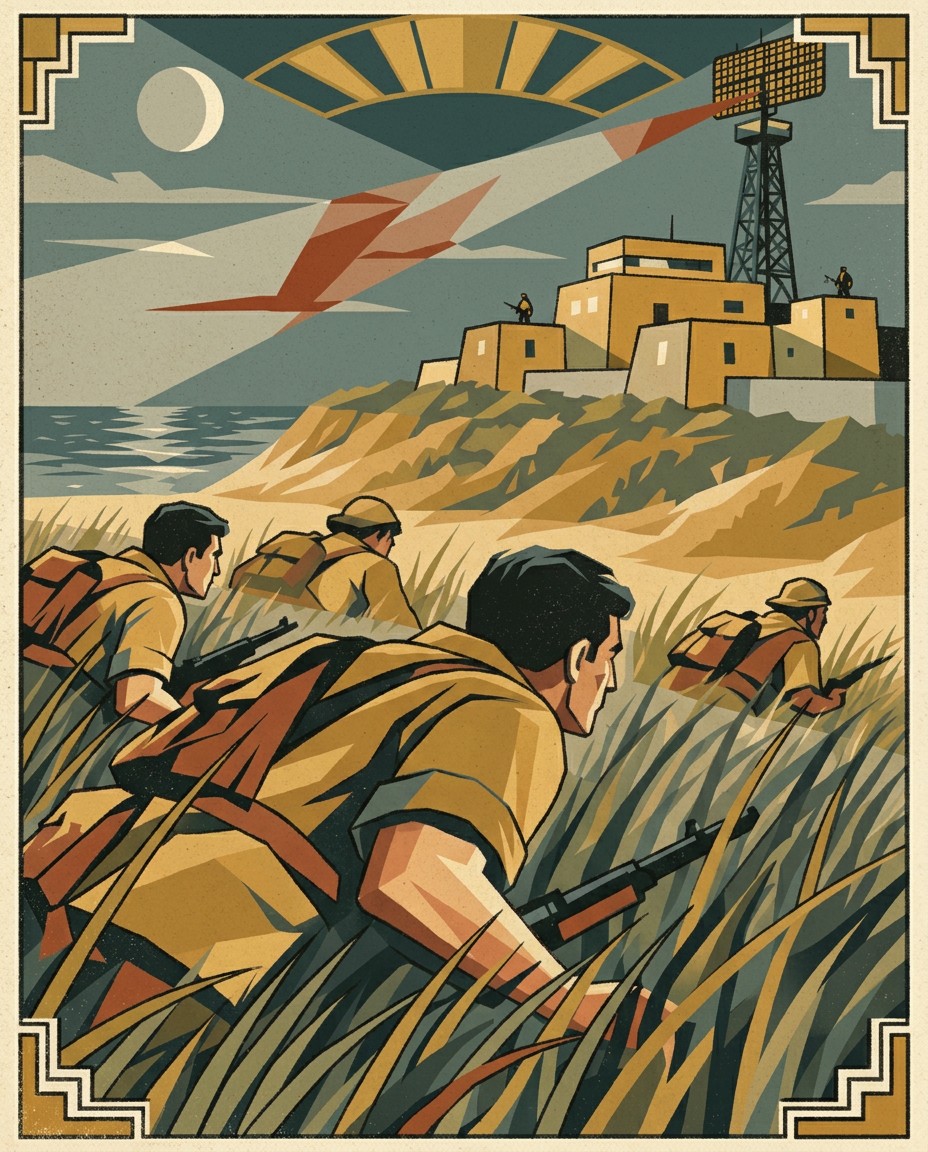The Belt and the Charge — the approach to the fortress